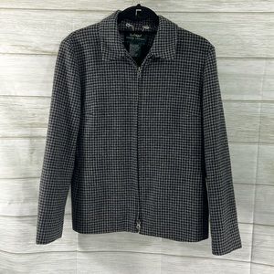 Ralph Lauren Wool Tweed Equestrian  Herringbone Jacket 8